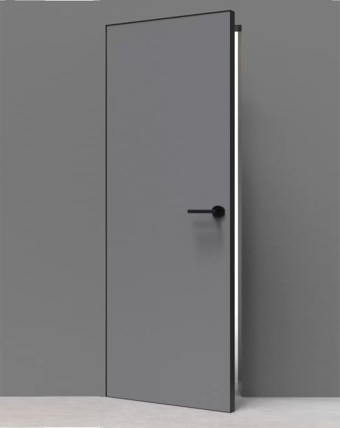 INVISIBLE дверь внешнего открывания с черной кромкой INVISIBLE дверь внешнего открывания с черной кромкой